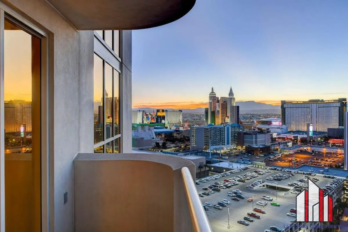 度假居 Mgm Signature-21-701 1Br2Ba F1 Strip View Balcony 拉斯维加斯