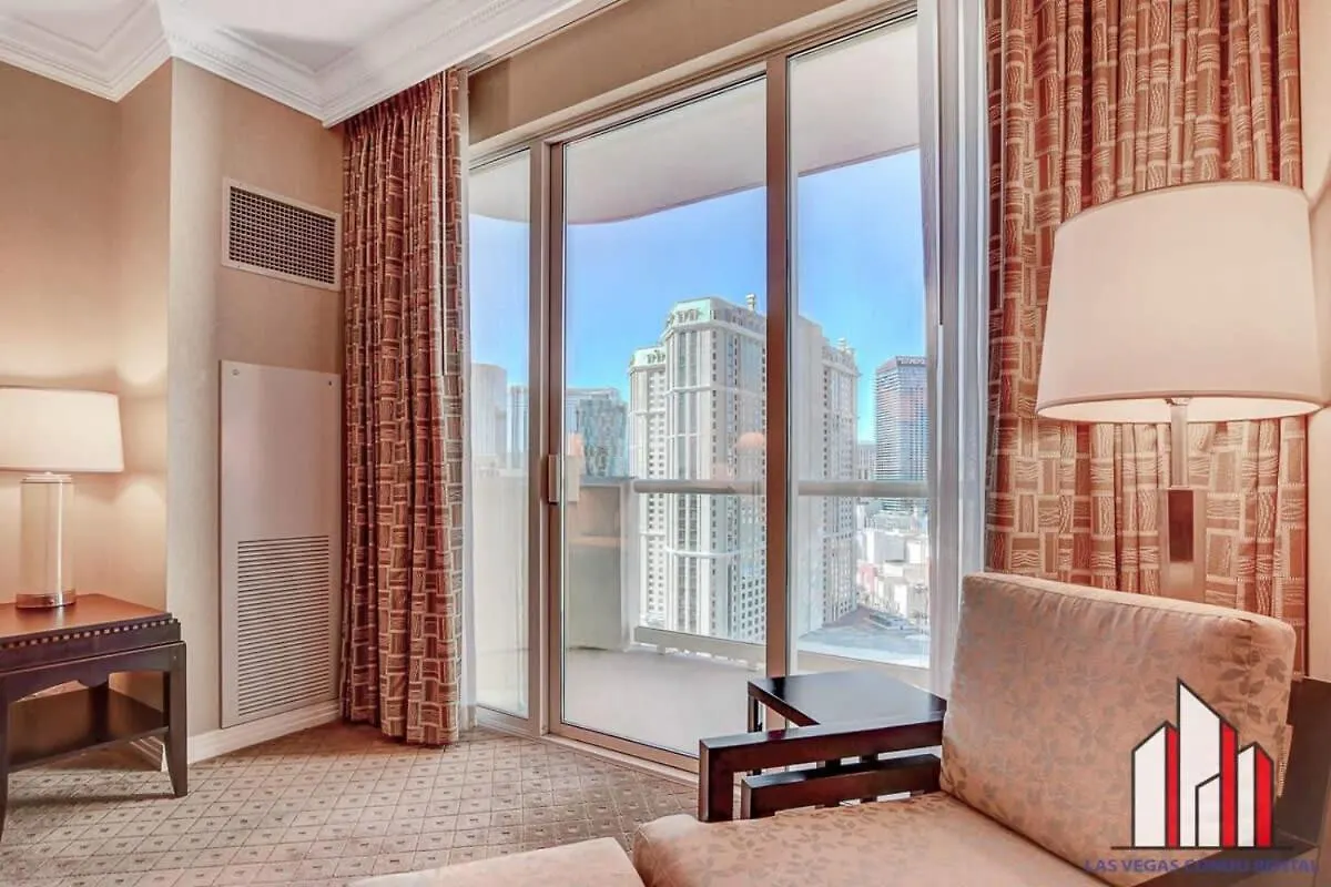 Mgm Signature-21-701 1Br2Ba F1 Strip View Balcony 拉斯维加斯 度假居