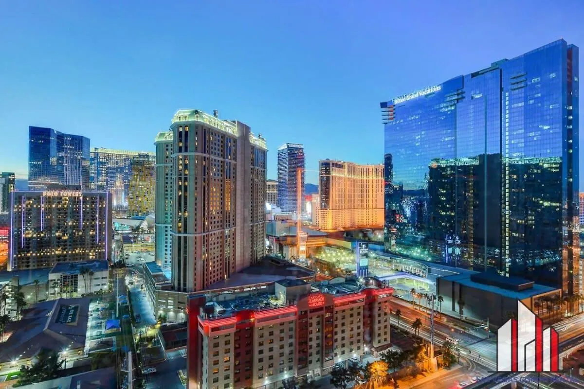 Mgm Signature-21-701 1Br2Ba F1 Strip View Balcony 拉斯维加斯